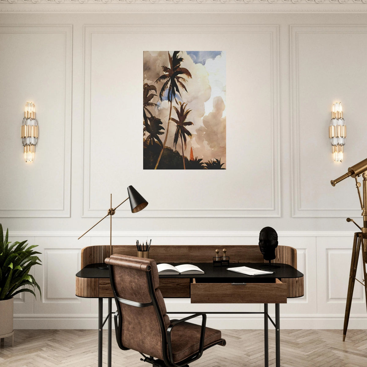 PALM TREES BAHAMAS Canvas | Winslow Homer Canvas | Winslow Homer Store