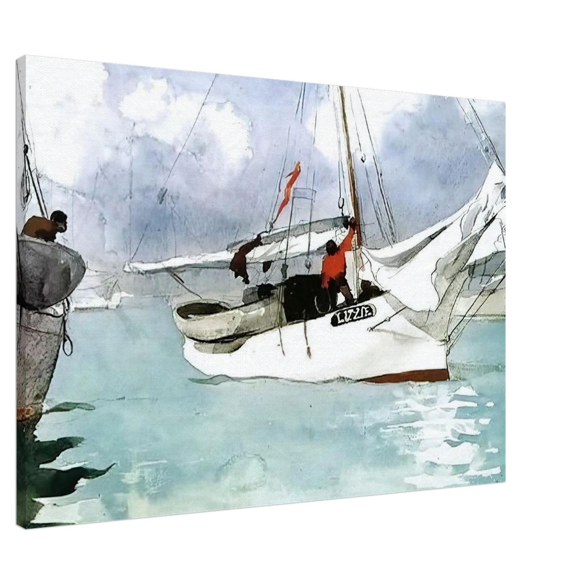 FISHING BOATS KEY WEST Canvas | Winslow Homer Canvas | Winslow Homer Store