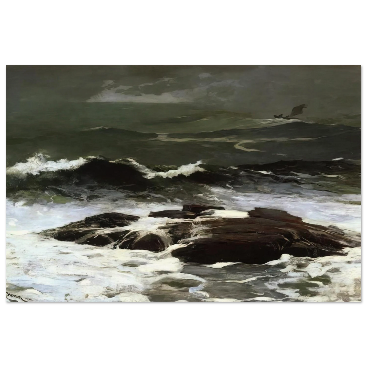 SUMMER SQUALL 1904 Poster | Winslow Homer Poster | Winslow Homer Store