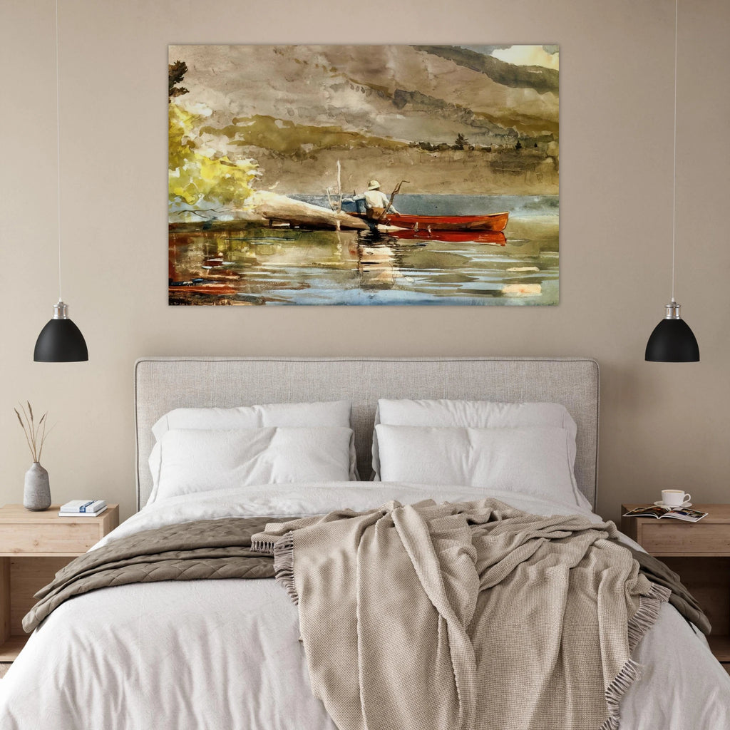 THE RED CANOE 1884 Poster | Winslow Homer Poster | Winslow Homer Store