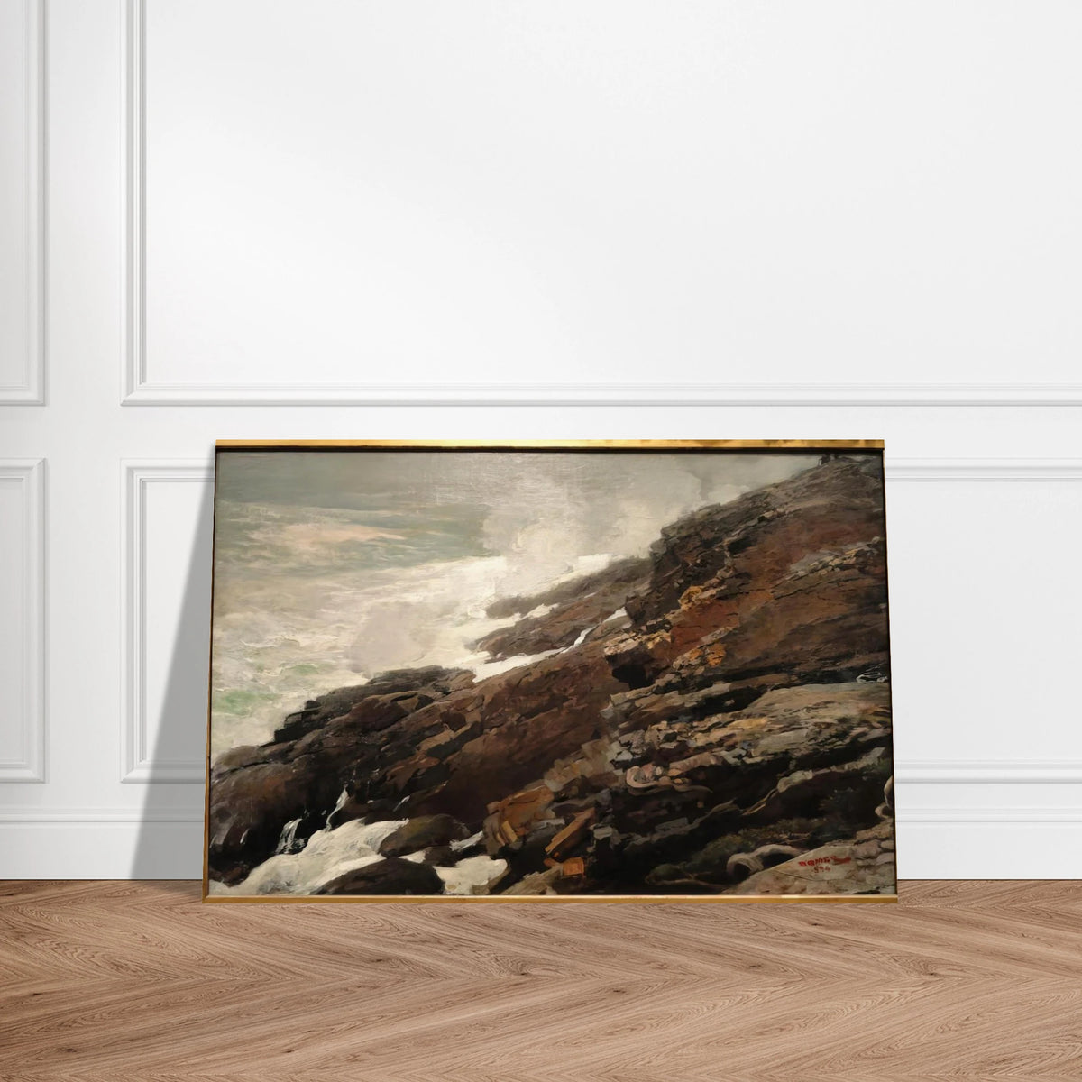 HIGH CLIFF COAST OF MAINE Poster | Winslow Homer Poster | Winslow Homer Store
