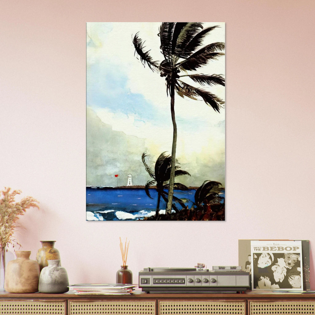 PALM TREE NASSAU Canvas | Winslow Homer Canvas | Winslow Homer Store