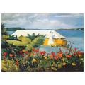 FLOWER GARDEN AND BUNGALOW BERMUDA Poster | Winslow Homer Poster | Winslow Homer Store