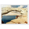 GLASS WINDOWS BAHAMAS 1885 Framed Poster | Winslow Homer Framed Prints Wall Art | Winslow Homer Store