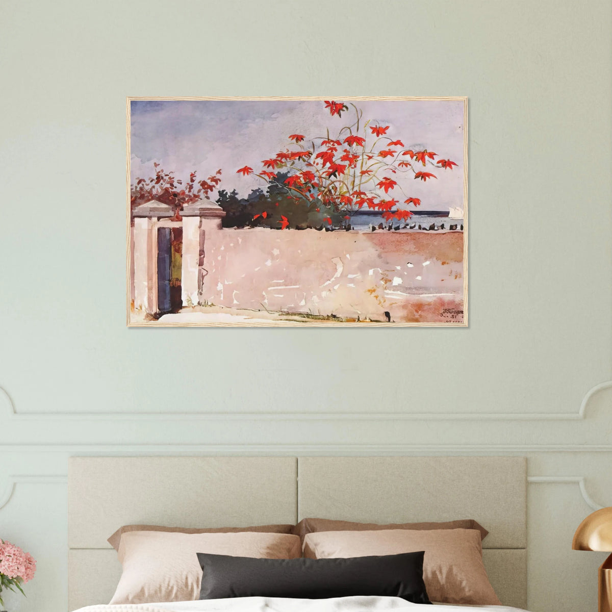 A WALL NASSAU Framed Poster | Winslow Homer Framed Prints Wall Art | Winslow Homer Store