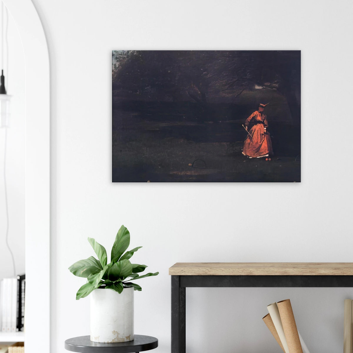 CROQUET PLAYERS 1 Canvas | Winslow Homer Canvas | Winslow Homer Store