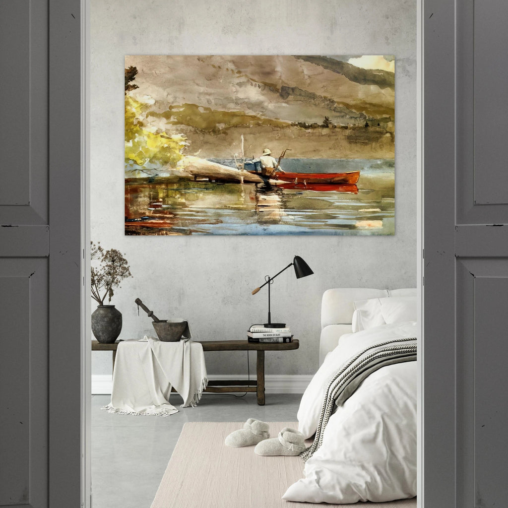 THE RED CANOE 1884 Poster | Winslow Homer Poster | Winslow Homer Store