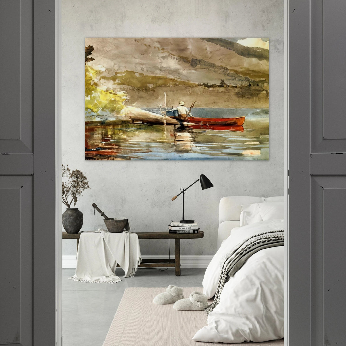 THE RED CANOE 1884 Poster | Winslow Homer Poster | Winslow Homer Store