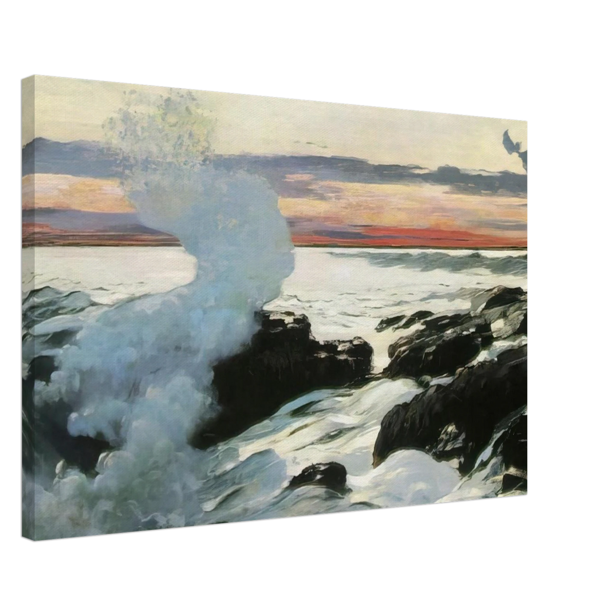 WEST POINT PROUT S NECK Canvas | Winslow Homer Canvas | Winslow Homer Store