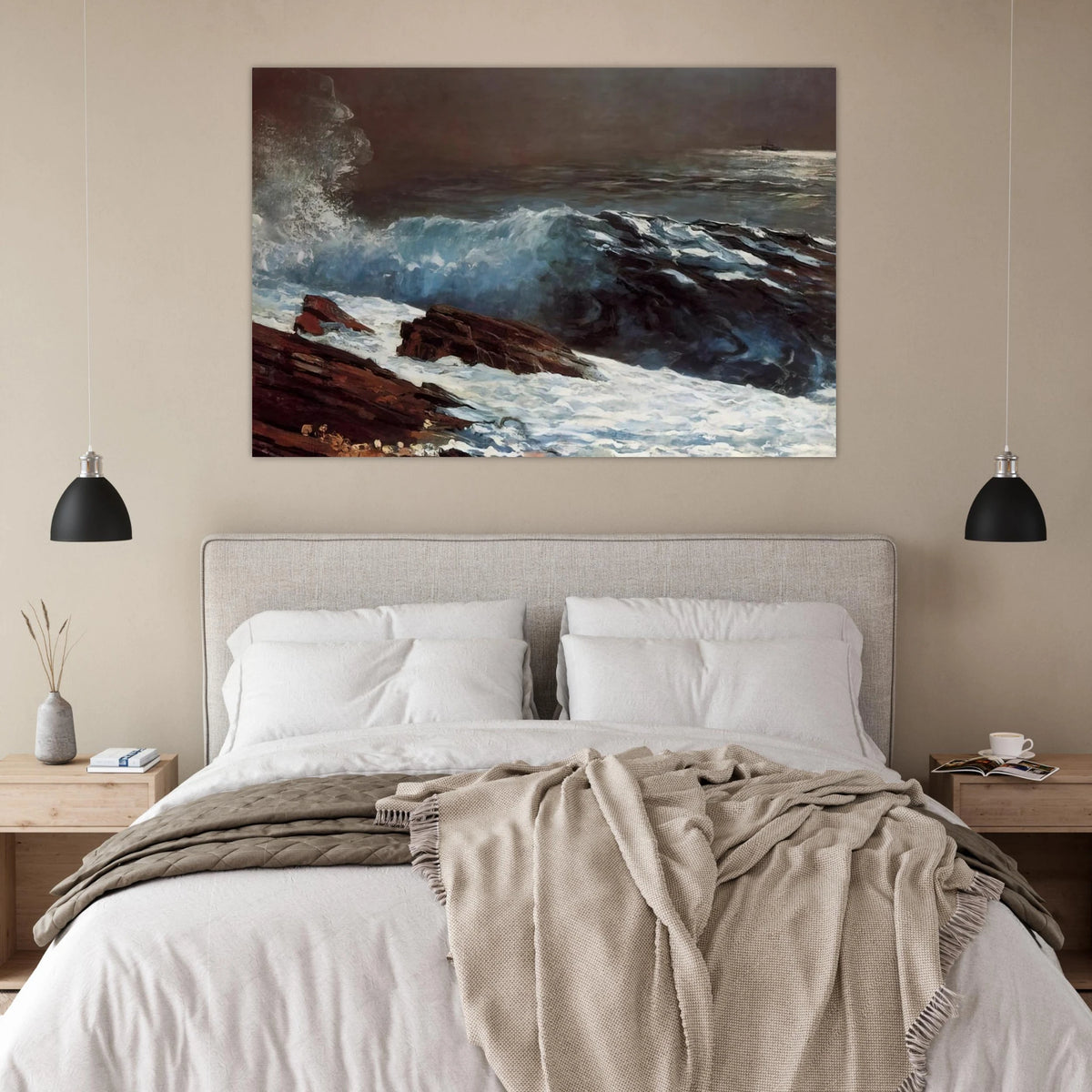 SUNLIGHT ON THE COAST Poster | Winslow Homer Poster | Winslow Homer Store