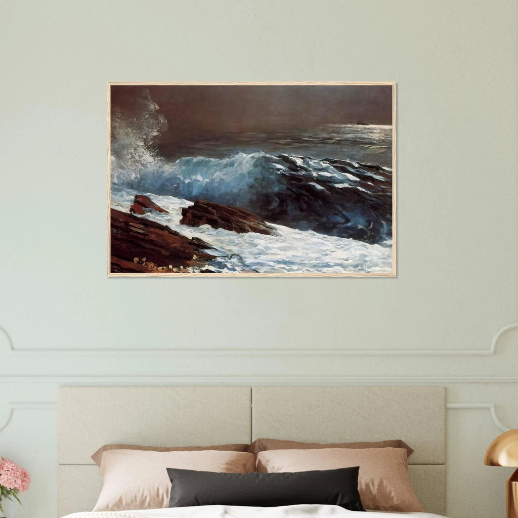 SUNLIGHT ON THE COAST Framed Poster | Winslow Homer Framed Prints Wall Art | Winslow Homer Store