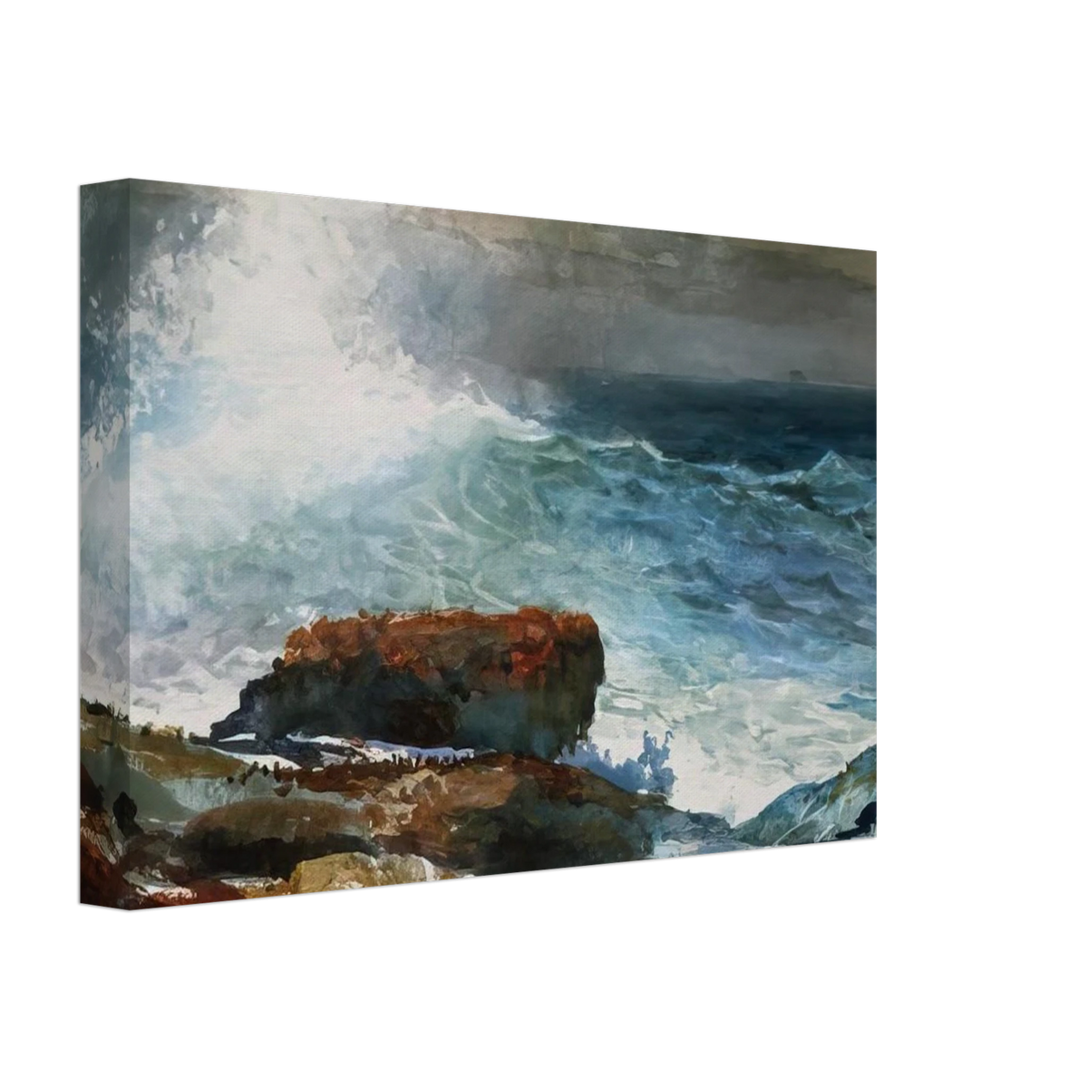 INCOMING TIDE SCARBORO MAINE Canvas | Winslow Homer Canvas | Winslow Homer Store