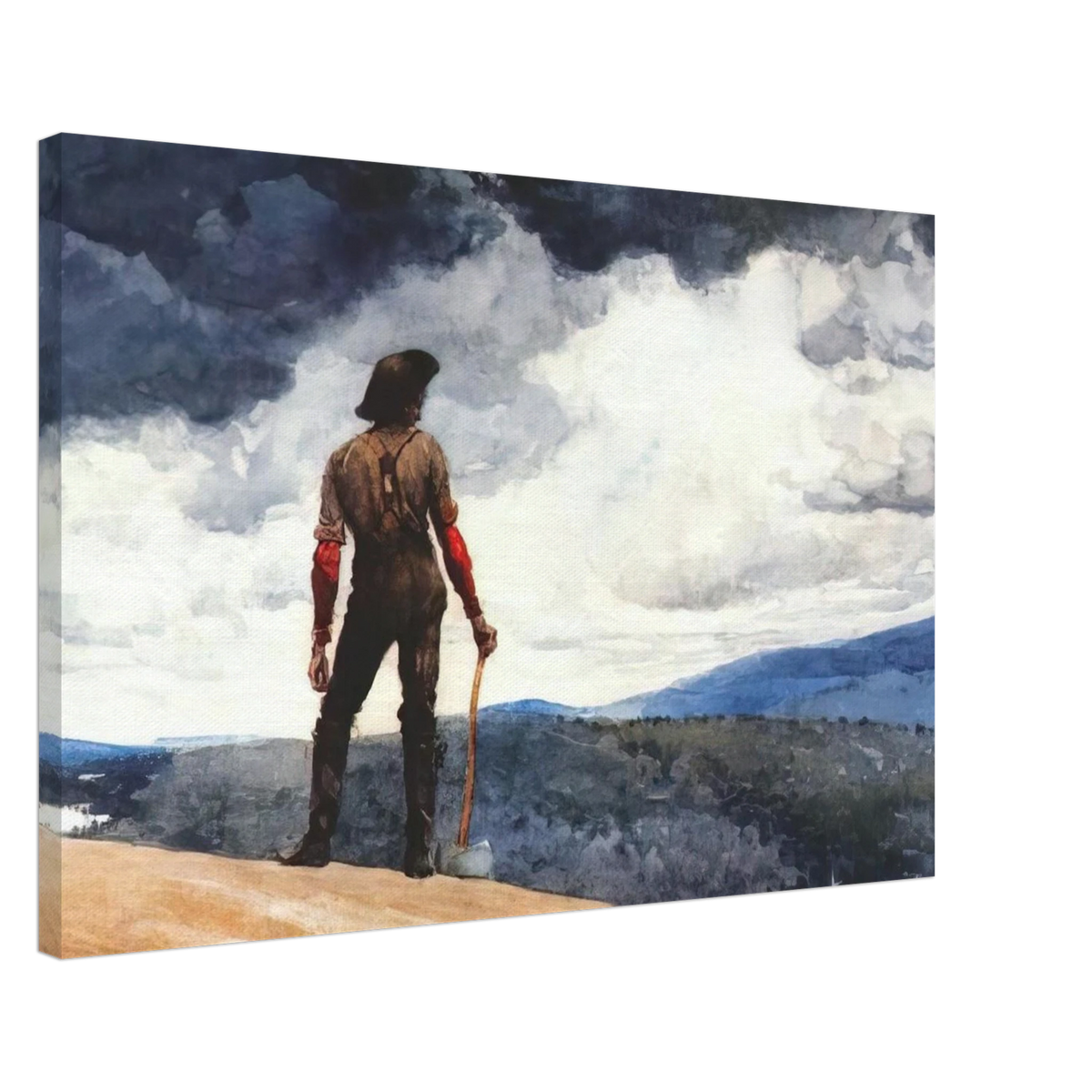 THE WOODCUTTER Canvas | Winslow Homer Canvas | Winslow Homer Store