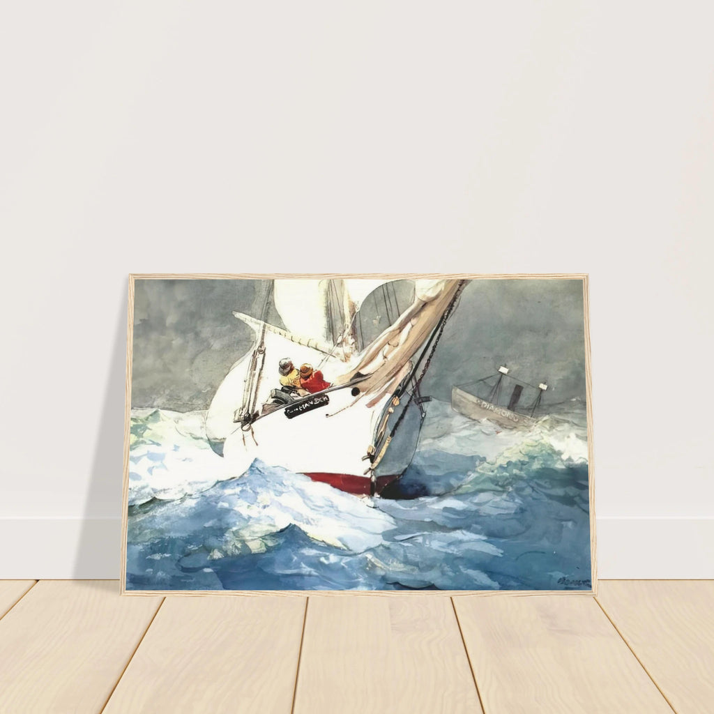 DIAMOND SHOAL Framed Poster | Winslow Homer Framed Prints Wall Art | Winslow Homer Store