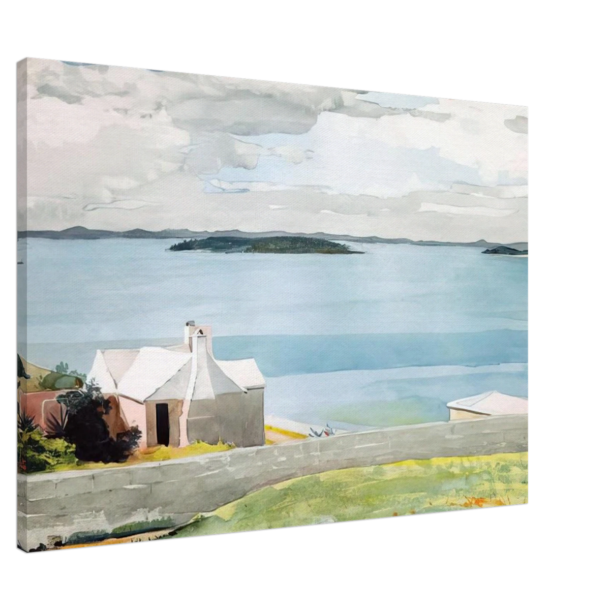 INLAND WATER BERMUDA Canvas | Winslow Homer Canvas | Winslow Homer Store