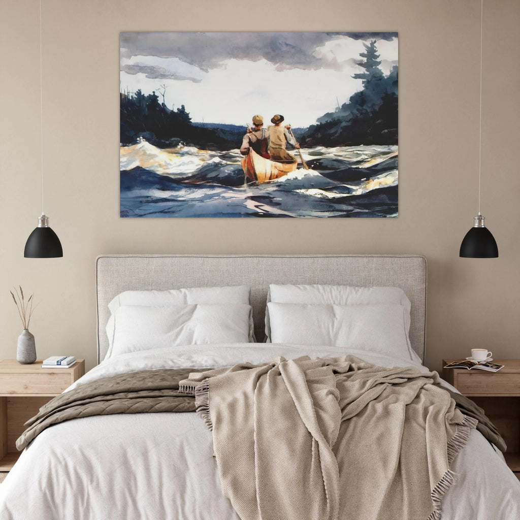 CANOE IN THE RAPIDS Poster | Winslow Homer Poster | Winslow Homer Store