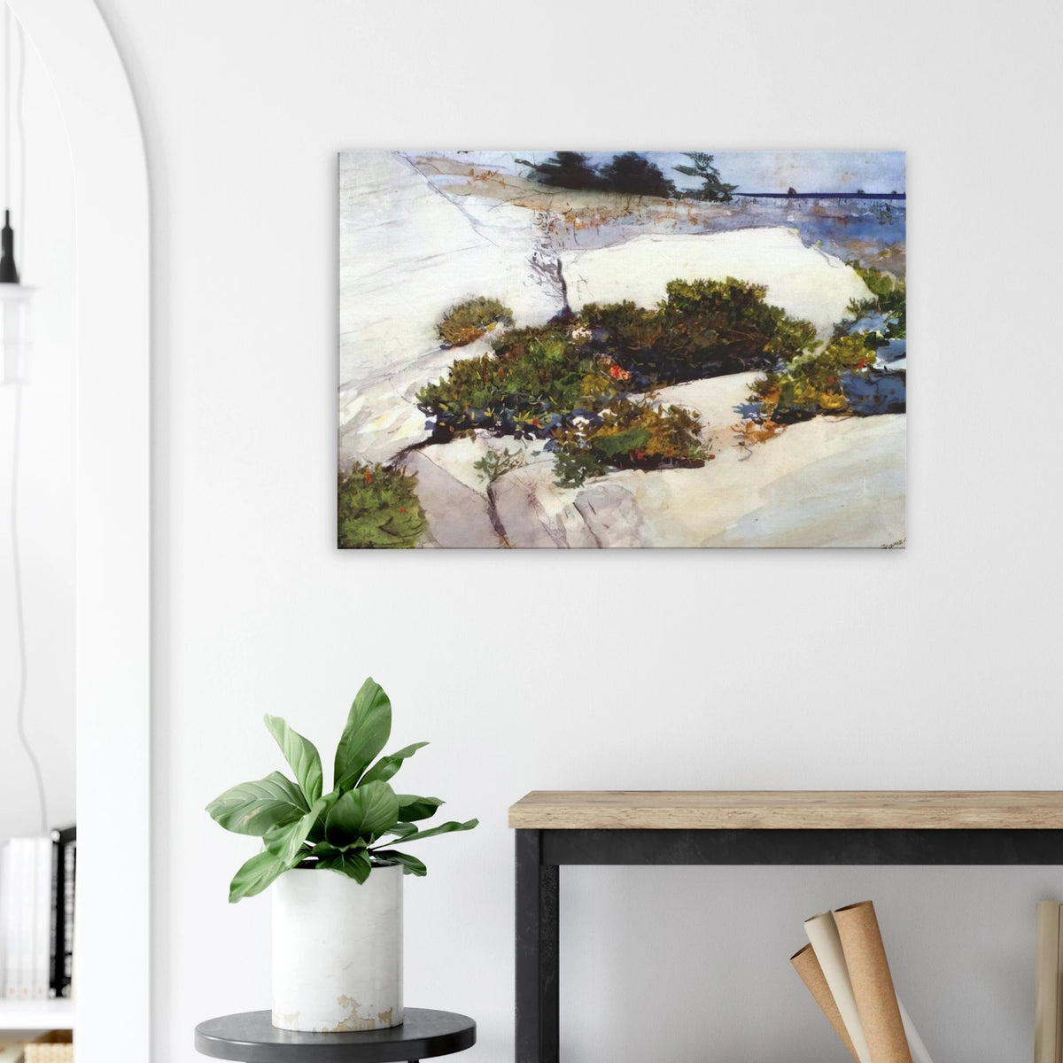 MAINE CLIFFS Canvas | Winslow Homer Canvas | Winslow Homer Store